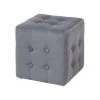 Beliani Poef WISCONSIN - Grijs Fluweel 2 Beliani Poef WISCONSIN - Grijs Fluweel -ZitMeester ComfortDesign 1203550290