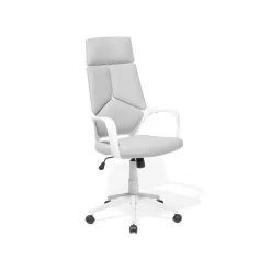 Beliani Bureaustoel DELIGHT - Grijs Polyester