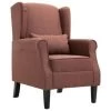 VidaXL Fauteuil Stof Bruin 2 VidaXL Fauteuil Stof Bruin -ZitMeester ComfortDesign 1221315356