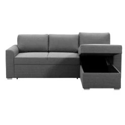 Slaapbank Bern Met Opbergruimte - Antraciet - 85x226x165 Cm -ZitMeester ComfortDesign 12600295 0802