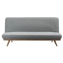 Slaapbank Lugano - Grijs/groen - 89x191x85 Cm