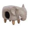 Beliani Dierenhocker JUMBO - Grijs Kunstleer -ZitMeester ComfortDesign 1276830931