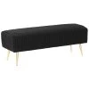Beliani Hocker PATERSON - Zwart Fluweel -ZitMeester ComfortDesign 1551990654
