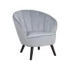 Beliani Fauteuil DALA - Grijs Fluweel 1 Beliani Fauteuil DALA - Grijs Fluweel -ZitMeester ComfortDesign 1672863268