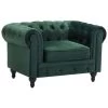 Beliani Fauteuil CHESTERFIELD - Groen Fluweel 2 Beliani Fauteuil CHESTERFIELD - Groen Fluweel -ZitMeester ComfortDesign 1684358321