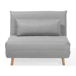 Beliani Slaapbank - SETTEN Grijs Polyester