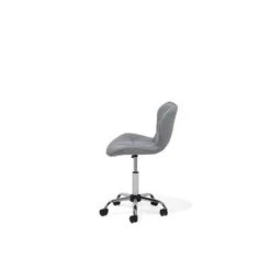 Beliani Bureaustoel VALETTA - Grijs Polyester -ZitMeester ComfortDesign 16e987f744b546fdb646701c0b578349