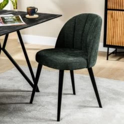 Hoyz Collection - Eetkamerstoel N156 Groen - 51x51x79,5 - Set Van 2 -ZitMeester ComfortDesign 16f8835b08b24a5dbdfd2318ffa938b7