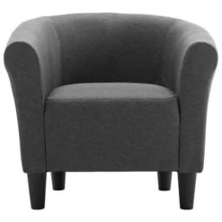 VidaXL Fauteuil Stof Donkergrijs 9 VidaXL Fauteuil Stof Donkergrijs -ZitMeester ComfortDesign 1704869404 0103