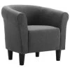 VidaXL Fauteuil Stof Donkergrijs -ZitMeester ComfortDesign 1704869404