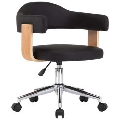VidaXL Eetkamerstoelen Draaibaar 2 St Kunstleer Zwart 8 VidaXL Eetkamerstoelen Draaibaar 2 St Kunstleer Zwart -ZitMeester ComfortDesign 1724494706 0102