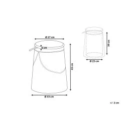 Beliani Poef APACHE - Beige Kunstlinnen -ZitMeester ComfortDesign 172673cd29e24dfc81060f74ff575324