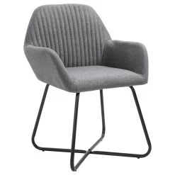 VidaXL Eetkamerstoelen 2 St Stof Donkergrijs -ZitMeester ComfortDesign 1751554815 0101