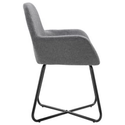 VidaXL Eetkamerstoelen 2 St Stof Donkergrijs -ZitMeester ComfortDesign 1751554815 0103