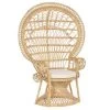 Beliani Fauteuil EMMANUELLE - Beige Rotan 2 Beliani Fauteuil EMMANUELLE - Beige Rotan -ZitMeester ComfortDesign 1765612493