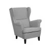 Beliani Oorfauteuil ABSON - Grijs Polyester 1 Beliani Oorfauteuil ABSON - Grijs Polyester -ZitMeester ComfortDesign 1781107716