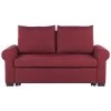 Beliani Slaapbank - SILDA Rood Polyester -ZitMeester ComfortDesign 1792273823