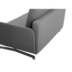 Beliani Tweezitsbank - BELFAST Grijs Polyester -ZitMeester ComfortDesign 17989dad56e445479498653a97e6c73c