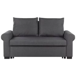 Beliani Slaapbank - SILDA Grijs Polyester