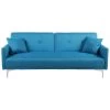 Beliani Driezitsbank - LUCAN Blauw Polyester 2 Beliani Driezitsbank - LUCAN Blauw Polyester -ZitMeester ComfortDesign 1810851807