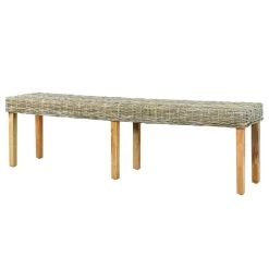 VidaXL Bankje 160 Cm Natuurlijk Kubu Rattan En Massief Mangohout 8 VidaXL Bankje 160 Cm Natuurlijk Kubu Rattan En Massief Mangohout -ZitMeester ComfortDesign 194ac074fdcc40b68bb69b0a48c303f5