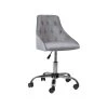 Beliani Bureaustoel PARRISH - Grijs Fluweel -ZitMeester ComfortDesign 1951368015