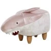 Beliani Dierenhocker SHARK - Roze Polyester 1 Beliani Dierenhocker SHARK - Roze Polyester -ZitMeester ComfortDesign 1953421894