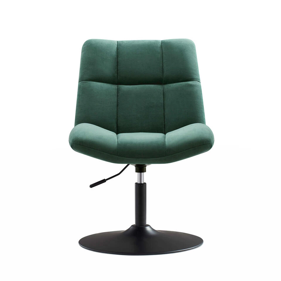 Design Fauteuil Lille - Velvet Groen 4 Design Fauteuil Lille - Velvet Groen - Image 2