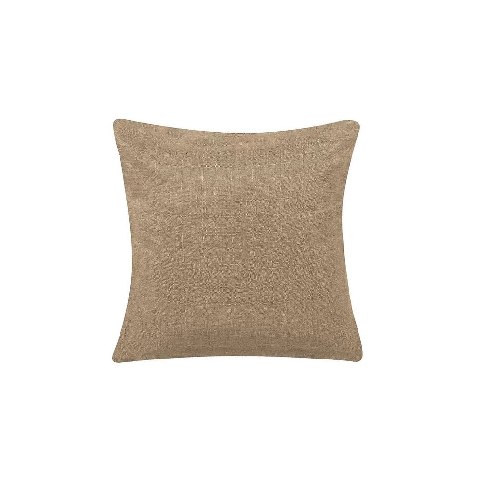 Beliani Slaapbank - LUCAN Beige Polyester 4 Beliani Slaapbank - LUCAN Beige Polyester - Image 2