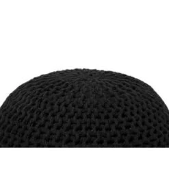 Beliani Poef CONRAD - Zwart Katoen 7 Beliani Poef CONRAD - Zwart Katoen -ZitMeester ComfortDesign 21076852223c4ca38968f2c2456ca3ee