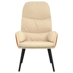VidaXL Relaxstoel Stof Crèmewit -ZitMeester ComfortDesign 257ecf629c184e3180c53d8619a94d88