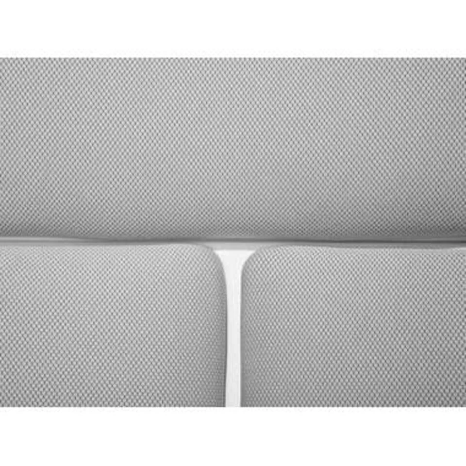 Beliani Bureaustoel DELIGHT - Grijs Polyester 5 Beliani Bureaustoel DELIGHT - Grijs Polyester - Image 3