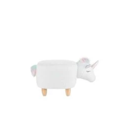 Beliani Dierenhocker UNICORN - Wit Polyester, Katoen -ZitMeester ComfortDesign 2aa61cfd494c4e4e82c24a9d95c85794