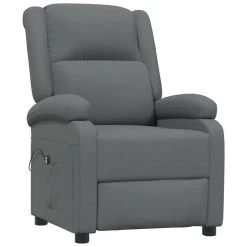 VidaXL Fauteuil Elektrisch Verstelbaar Stof Donkergrijs 71x90.5x96 Cm -ZitMeester ComfortDesign 2b62135cb57c4edb926f9a8b478bd75f