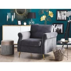 Beliani Fauteuil VIETAS - Grijs Fluweel 7 Beliani Fauteuil VIETAS - Grijs Fluweel -ZitMeester ComfortDesign 2d0617eaa70c4309b2f63d2f097205cf