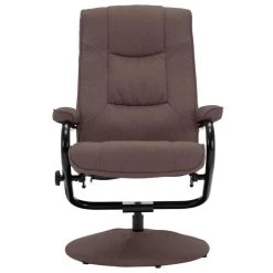 VidaXL Fauteuil Verstelbaar Met Voetenbankje Stof Bruin 9 VidaXL Fauteuil Verstelbaar Met Voetenbankje Stof Bruin -ZitMeester ComfortDesign 2e418b8a0d8c4756aebec27989739ce0