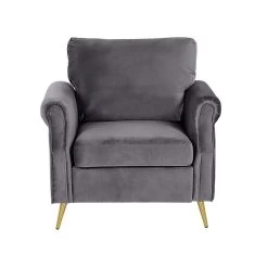 Beliani Fauteuil VIETAS - Grijs Fluweel 9 Beliani Fauteuil VIETAS - Grijs Fluweel -ZitMeester ComfortDesign 2ea6dcf8bd144e32bbca0146416b60e9