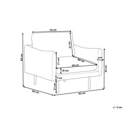 Beliani Fauteuil VINTERBRO - Groen Fluweel -ZitMeester ComfortDesign 3388dacb48364d0fa6777f7818b5e300