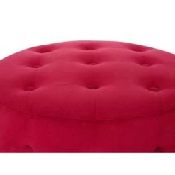 Beliani Poef TAMPA - Rood Fluweel 9 Beliani Poef TAMPA - Rood Fluweel -ZitMeester ComfortDesign 36f22d226fd94536b8da24e28fc37c78