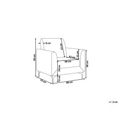 Beliani Fauteuil FENES - Groen Fluweel -ZitMeester ComfortDesign 382c7341865c427086b54c9b2c07996b