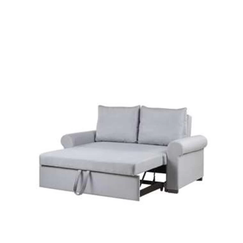 Beliani Slaapbank - SILDA Grijs Polyester 6 Beliani Slaapbank - SILDA Grijs Polyester - Image 4