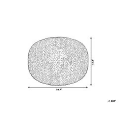 Beliani Poef CONRAD - Geel Katoen 9 Beliani Poef CONRAD - Geel Katoen -ZitMeester ComfortDesign 40f5231c7cba495795866da1238c6777