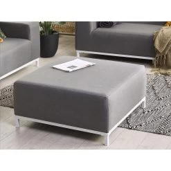 Beliani Ottomaan ROVIGO - Grijs Polyester 9 Beliani Ottomaan ROVIGO - Grijs Polyester -ZitMeester ComfortDesign 41a7b51c63be4f7ea4e59cb9f3e68854