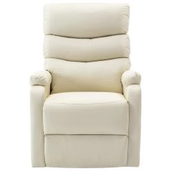 VidaXL Sta-op-stoel Kunstleer Crèmewit -ZitMeester ComfortDesign 43aca63a68a84dc195ffaeff5cf07369