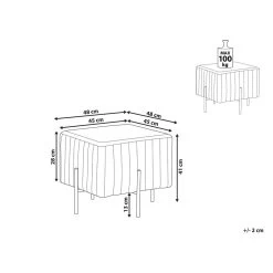 Beliani Hocker DAYTON - Groen Fluweel -ZitMeester ComfortDesign 4835aa0de0f7442eab32e5af63c12fe2