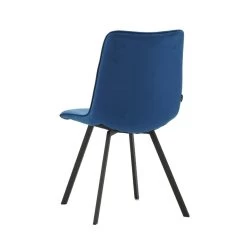 Eetkamerstoel Jimmy Velvet Blauw - Stof - Blauw -ZitMeester ComfortDesign 4dcc752e44674335b5fe8278c7aea703