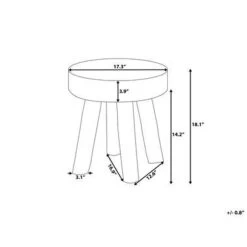 Beliani Bijzettafel KELSEY - Lichte Houtkleur Teakhout 9 Beliani Bijzettafel KELSEY - Lichte Houtkleur Teakhout -ZitMeester ComfortDesign 50133ea0f60442b2913adf3c41b1eda1