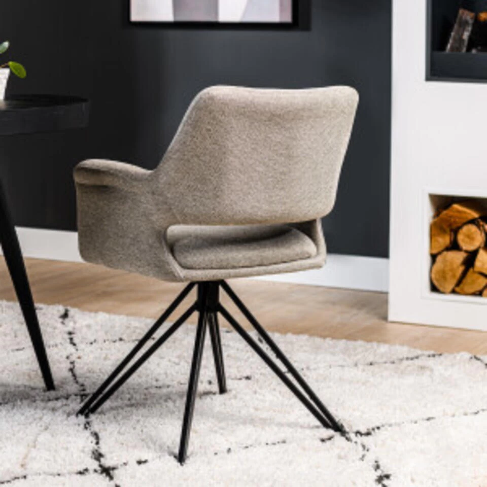 Hoyz Collection - Eetkamerstoel E311 Grijs - 61,5x57x82 - Set Van 2 5 Hoyz Collection - Eetkamerstoel E311 Grijs - 61,5x57x82 - Set Van 2 - Image 3