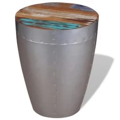 VidaXL Kruk Luchtvaartstijl Massief Gerecycled Hout -ZitMeester ComfortDesign 594dc3df34684c87b90e87738234d203