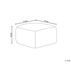 Beliani Poef BEEL - Rood Jute -ZitMeester ComfortDesign 5b53af8ec2784eeba4e18f9cf9ff296d